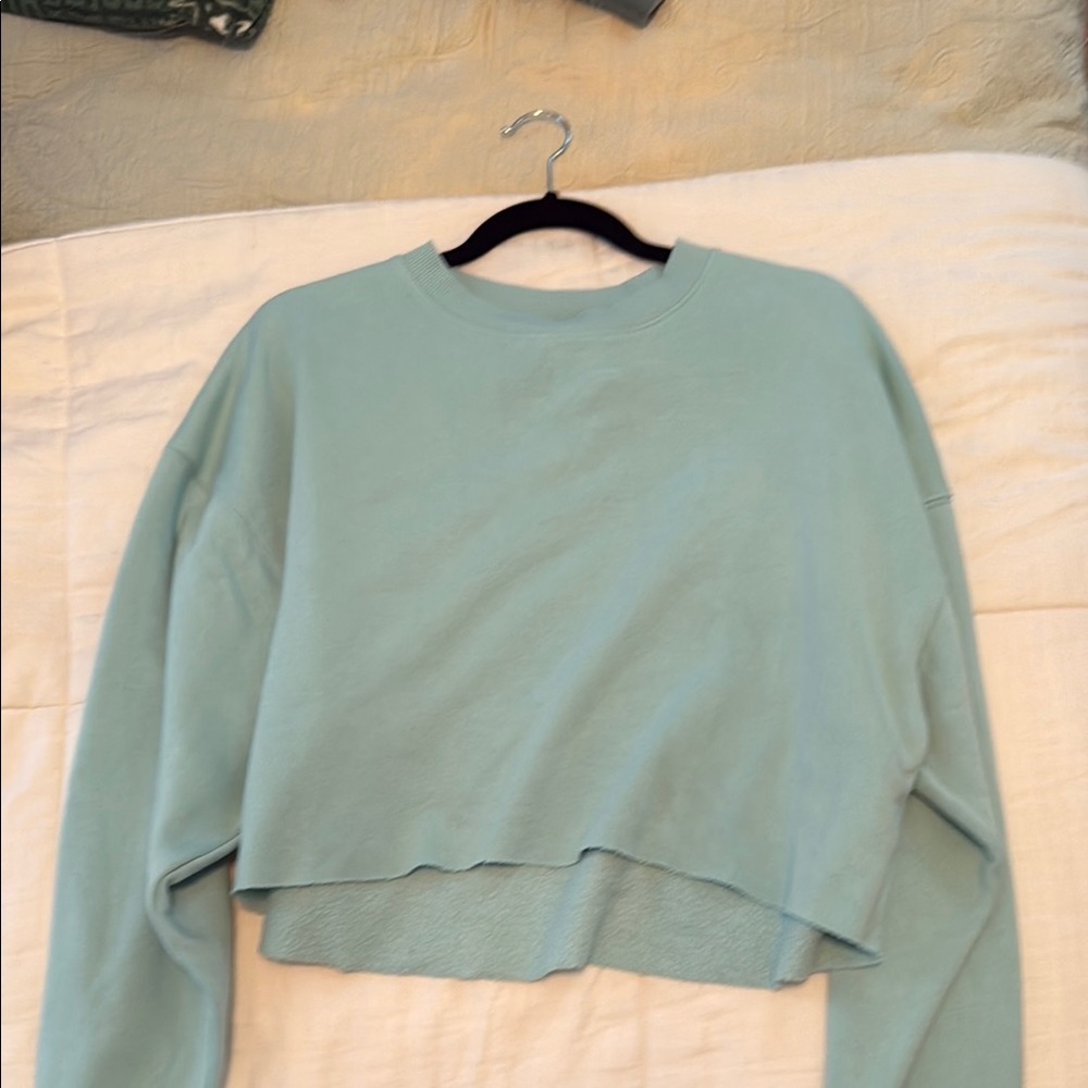 Wild Fable Mint Green Cropped Sweater